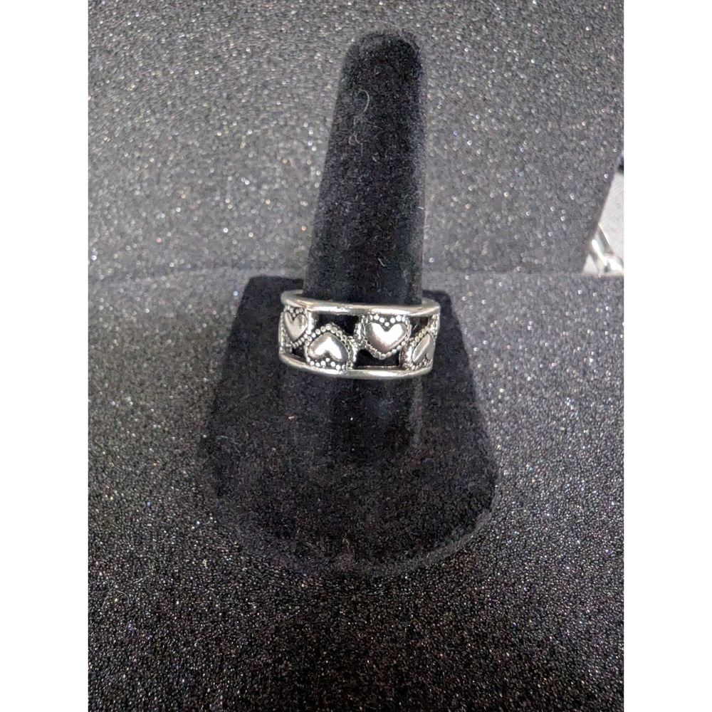 Wide Banded Heart Ring - Multiple Sizes Available